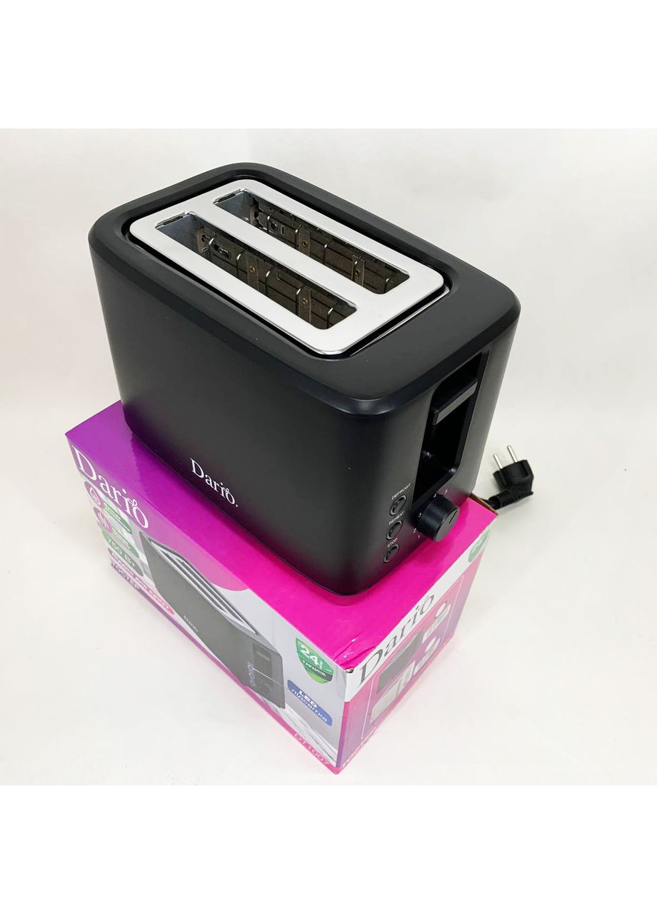 Тостер DT1007. Колір: чорний Dario (364663599)