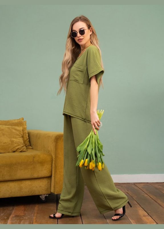 Костюм 13747 хаки ISSA PLUS (266782382)