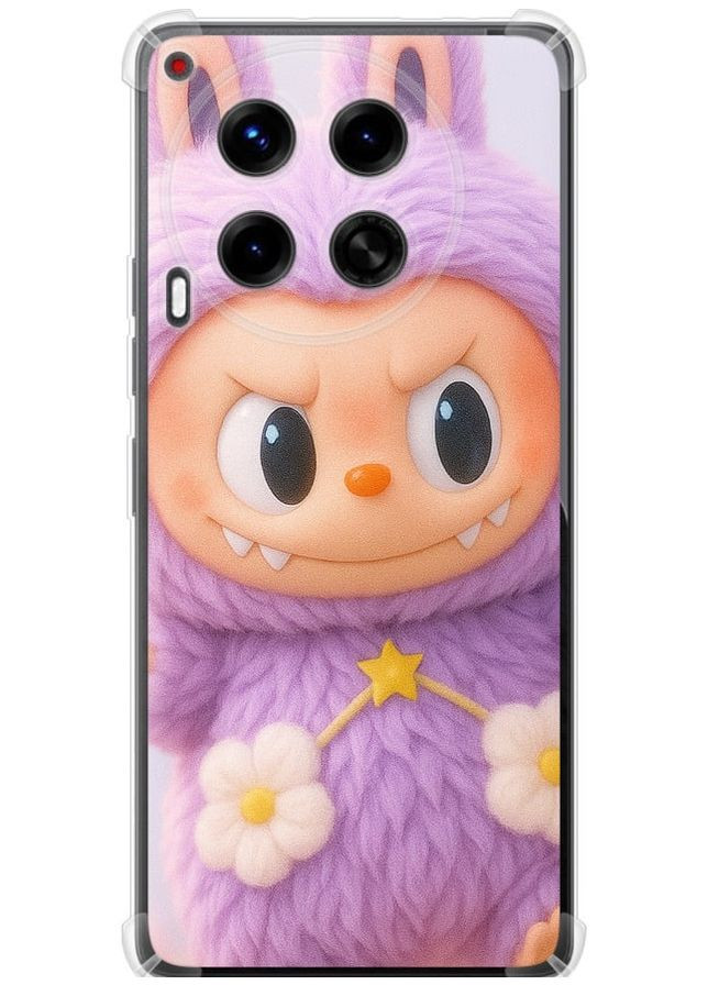 Силіконовий протиударний с посиленими кутами чохол 'Лабубу' для Endorphone Tecno Camon 30 4g (342123662)