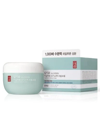 Зволожуючий крем з гіалуроновою кислотою Hyaluronic Moisture Cream 100 мл Illiyoon (362962073)