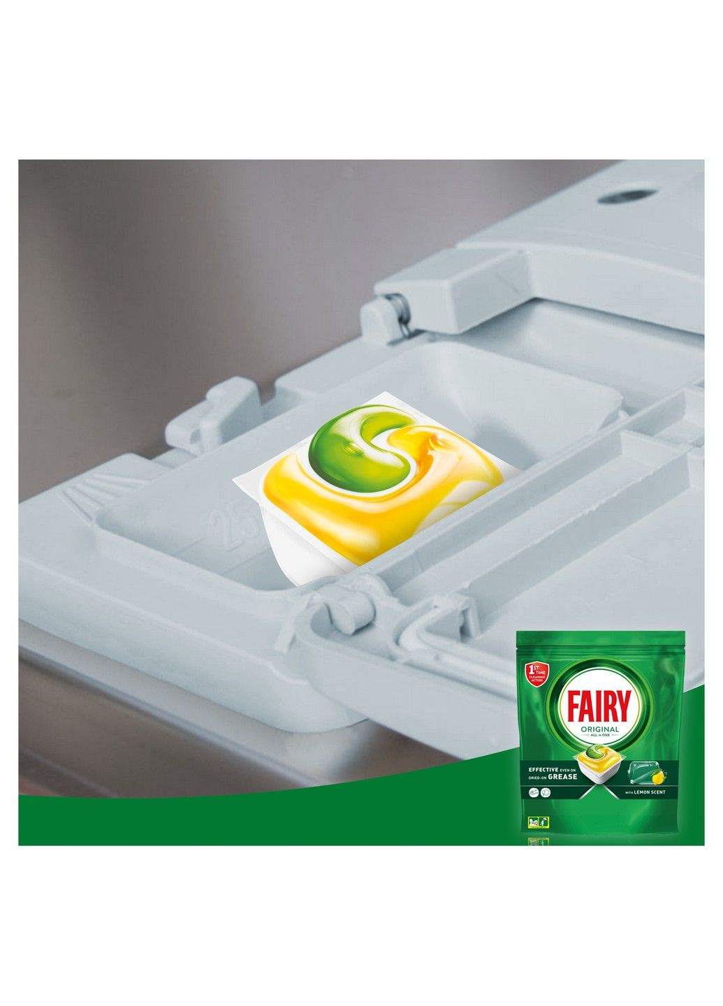 Капсулы для посудомоечных машин Original Все-в-1 100 шт Fairy (304485198)