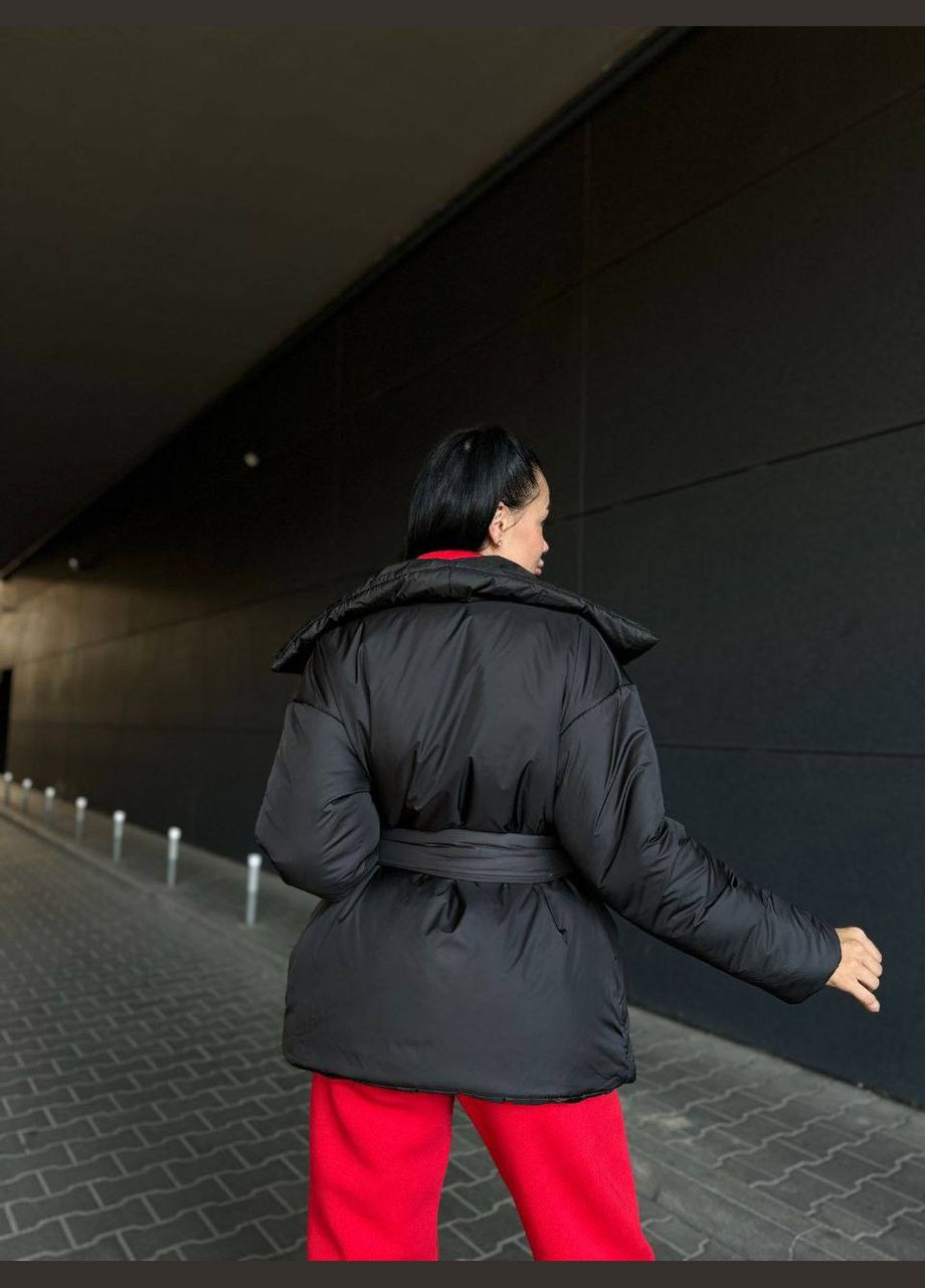 Чорна зимня куртка ковдра куртка-ковдра Garna