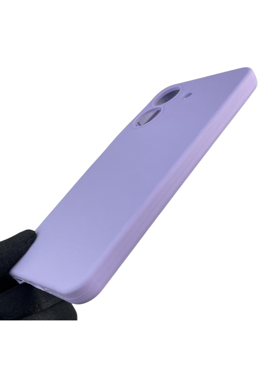 Чохол для Redmi 13C силіконовий з мікрофіброю нековзний на сяомі редмі 13с бузковий Xiaomi (366386119)