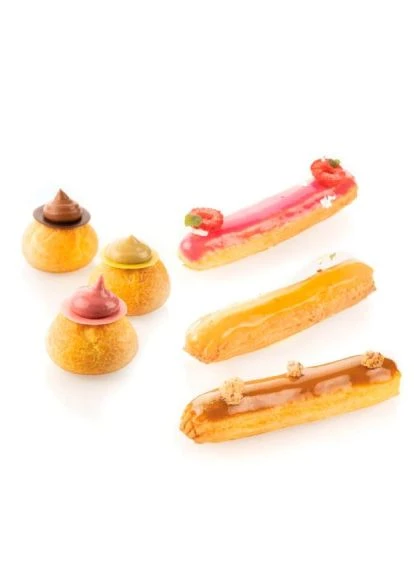 Кондитерский коврик Air Mat Eclair & Choux для эклеров, профитролов 30х40 см (Air Mat Eclair & Choux) Silikomart Air Mat Eclair &amp; Choux для еклерів, профітролів 30 (368563450)