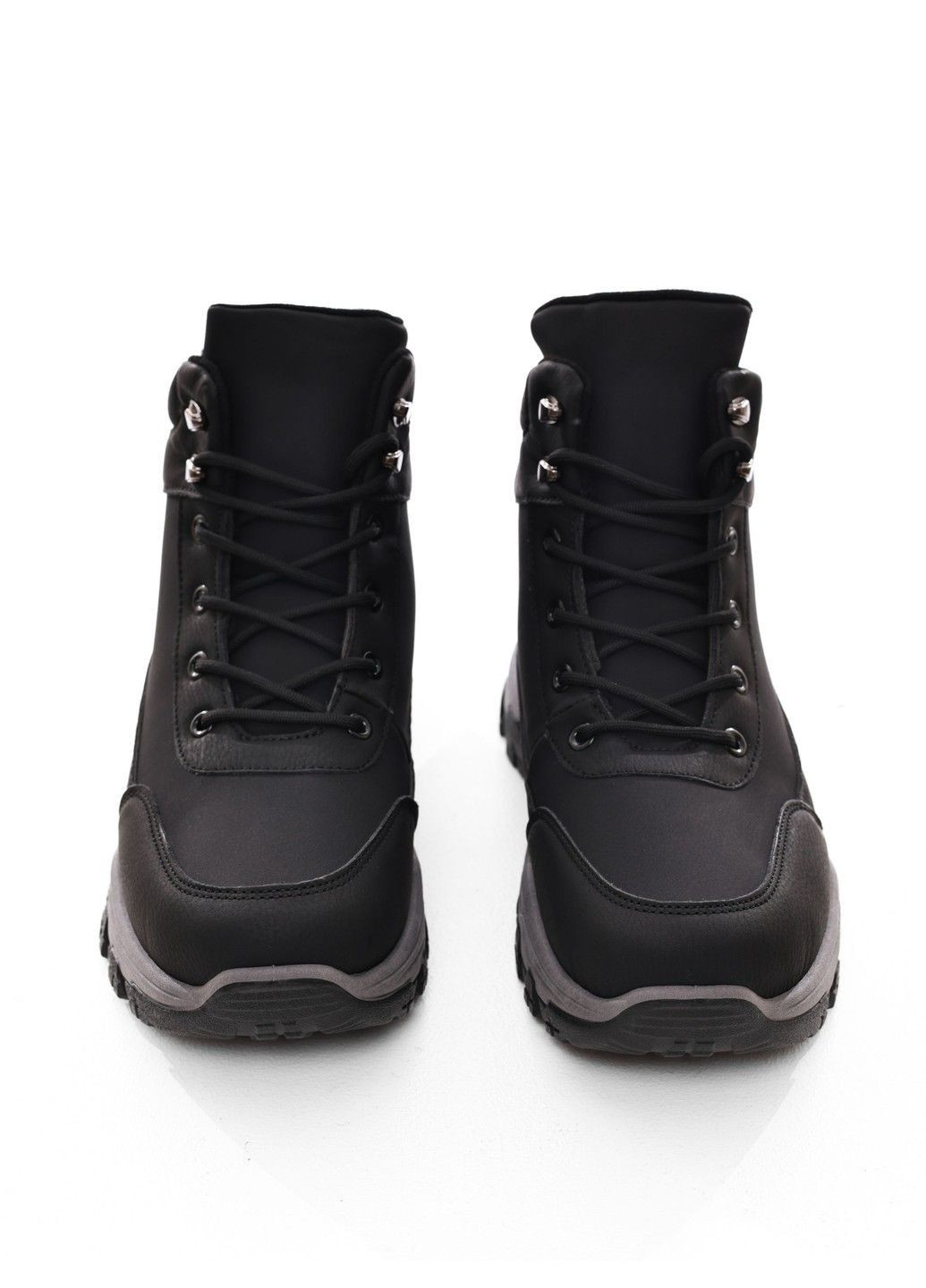 Черные ботинки зимние мужские STREAM