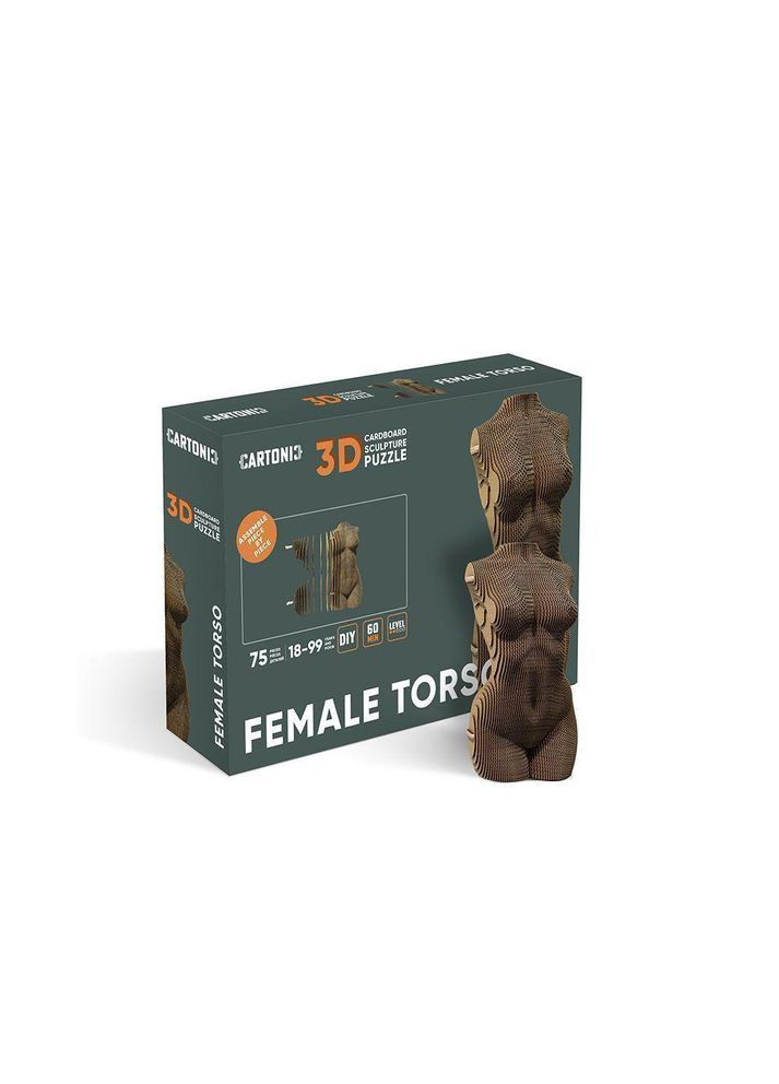 Картонний конструктор " 3D Puzzle FEMALE TORSO" Cartonic (313103084)