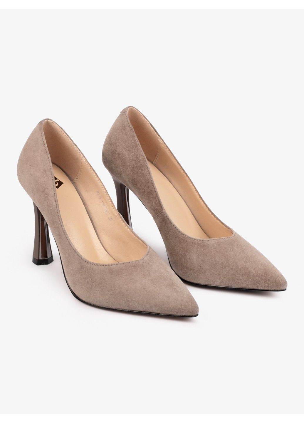 Buts Жіночі туфлі на підборах 1100124 бежевий з натуральна замша, — демісезон (301764352)