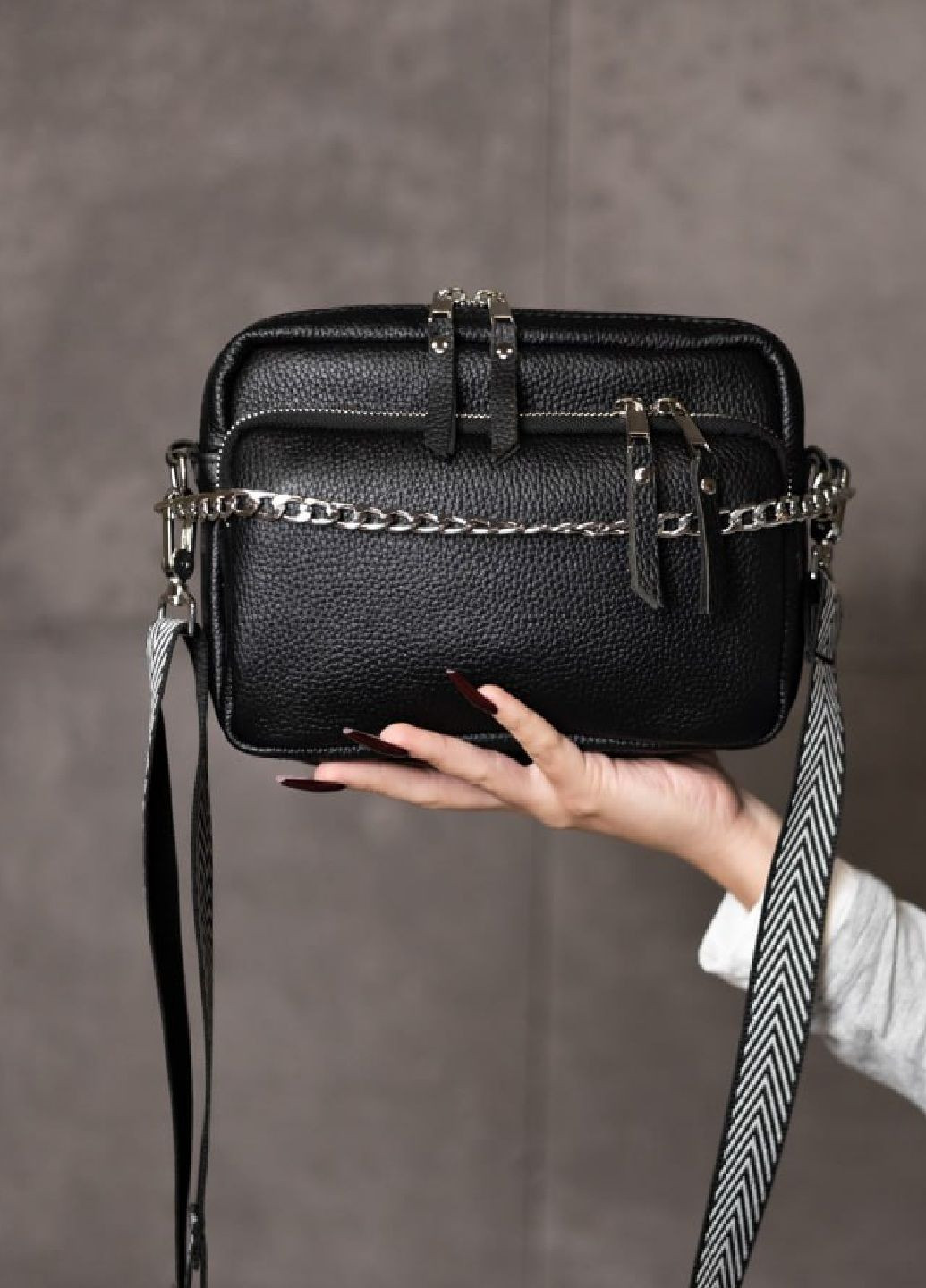 Сумка-кроссбоди на кожаное плечо Vishnya (368157140)