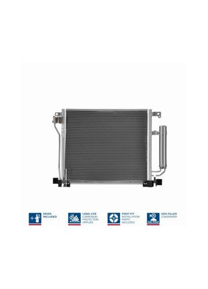 Конденсер кондиціонера NISSAN PULSAR (C13) (14-) 1.2 DIG-TURBO|NISSAN PULSAR (C13) (14-) 1.5 DCI|NISSAN 940555-ua Nissens (366189186)