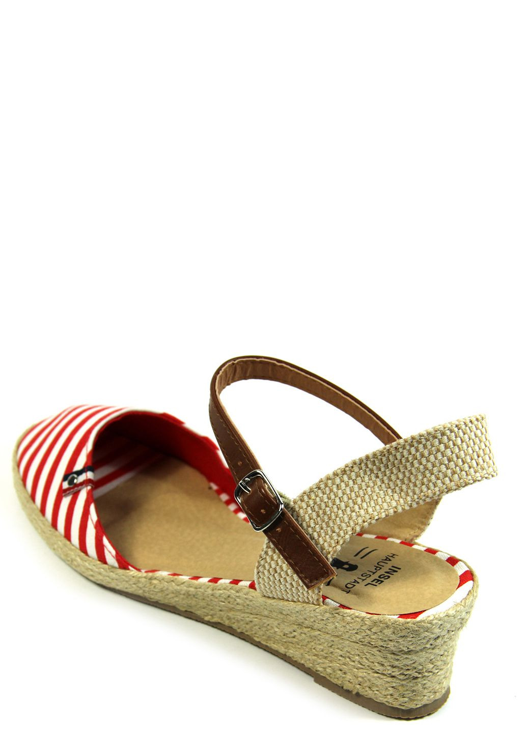 Комбинированные женские босоножки INSELHAUPTSTADT с ремешком
