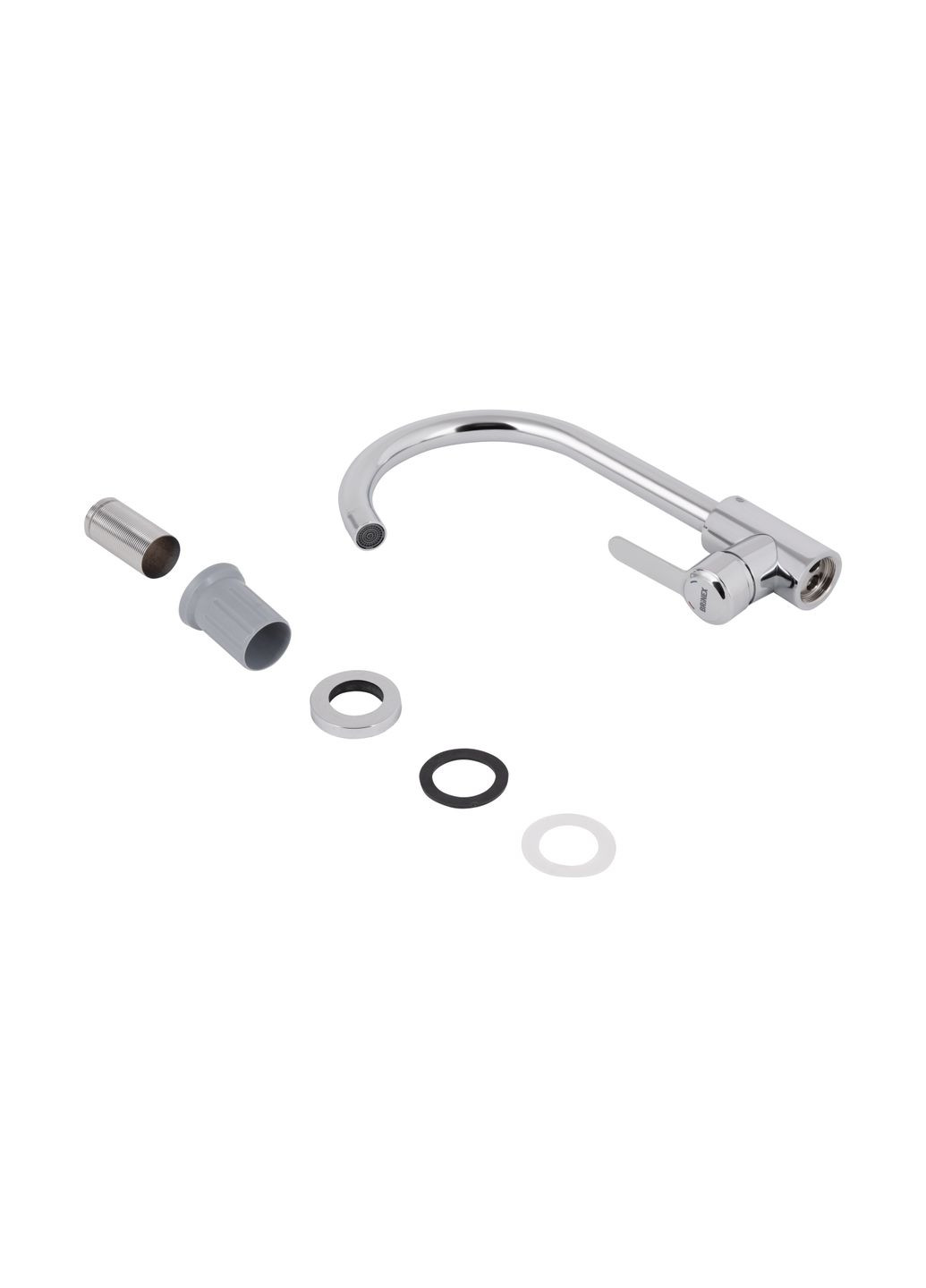 Змішувач для кухні U-образний Pure U-образний Chrome BRIPUR015FCRM Brinex 015F (351898378)