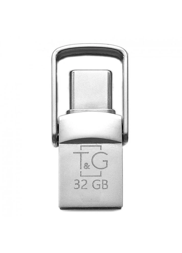 USB OTG T&G 2&1 Type C 32GB Metal 104 Стальной No Brand (391189130)