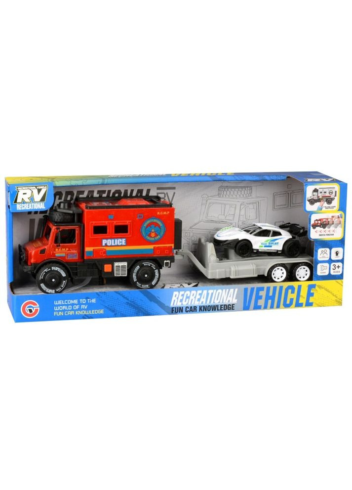 Іграшка Поліцейська вантажівка з причепом і спорткаром в асортименті (CJ-4512170) (7120459) Cars S (361857662)