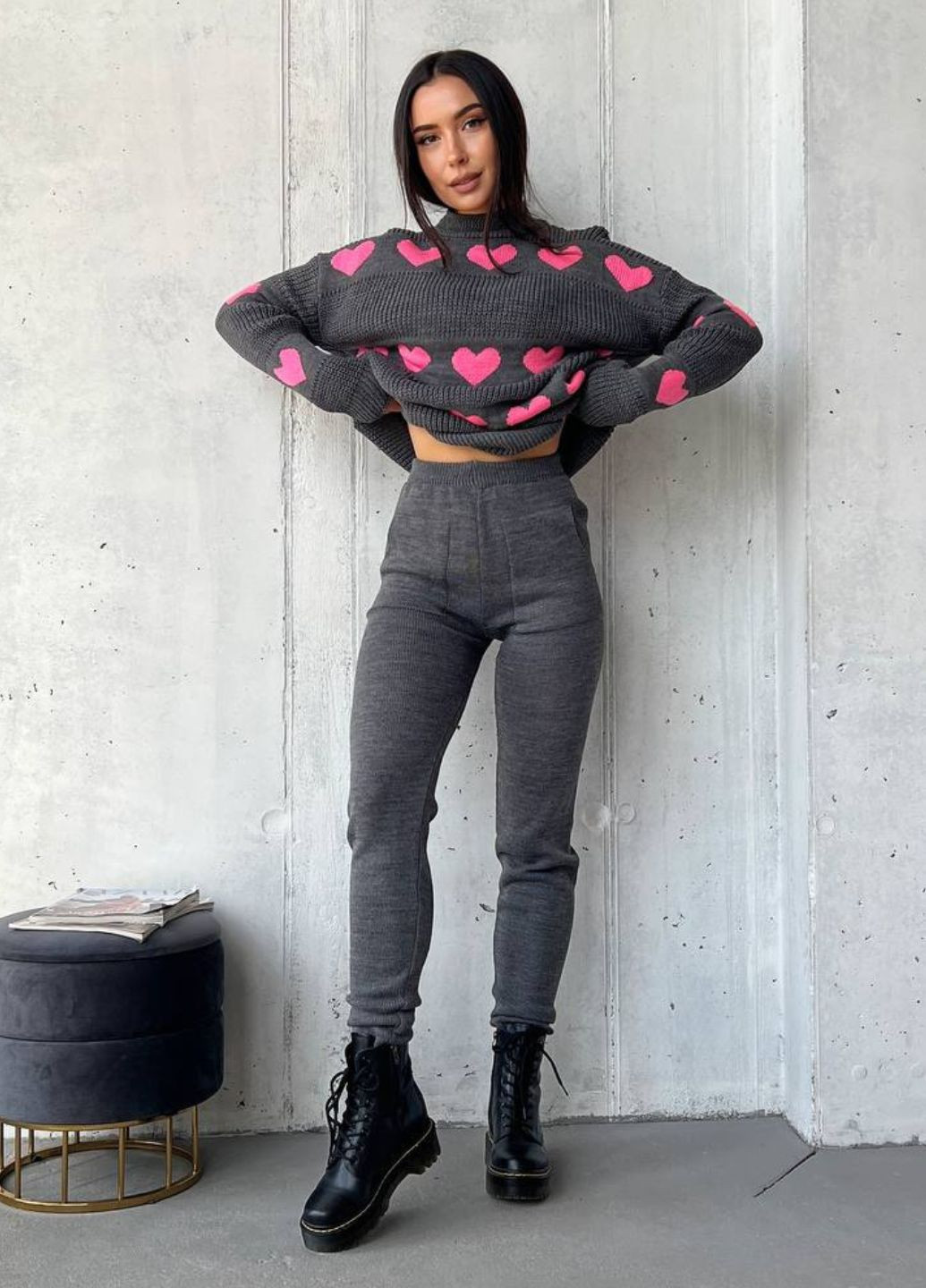 В'язаний костюм двійка: светр + штани Allthings (321988517)