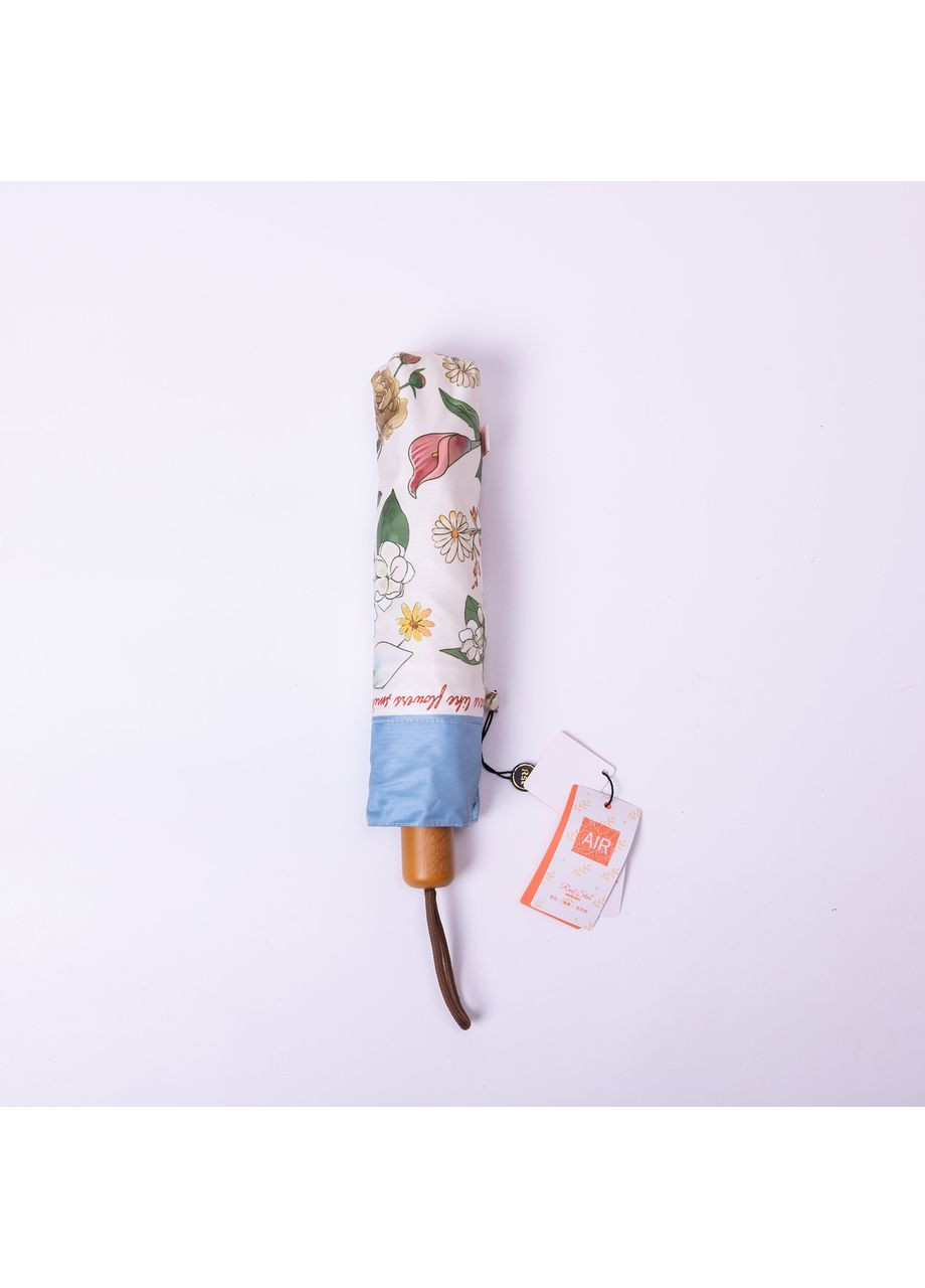 Синя} парасолька механічна елегантна з принтом міцна надійна з поліестеру діаметр 99 см синій hp-23-15bl Yiwu (369142705)