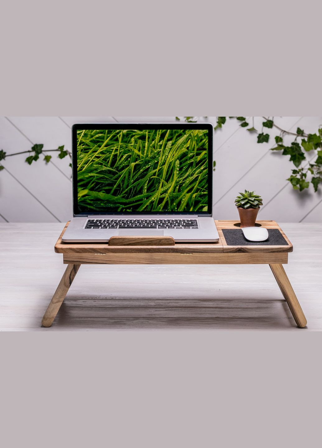 Аксесуар «Laptop iDesk» Зручна підставка під ноутбук чи планшет EcoWalnut (293083545)