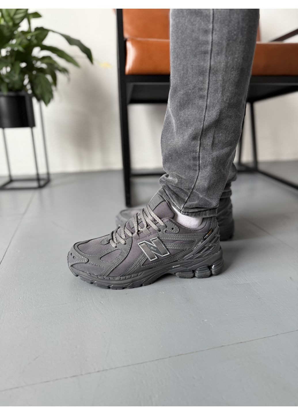 Серые демисезонные кроссовки мужские new balance 1906r grey cordura нью беланс 1906r No Brand