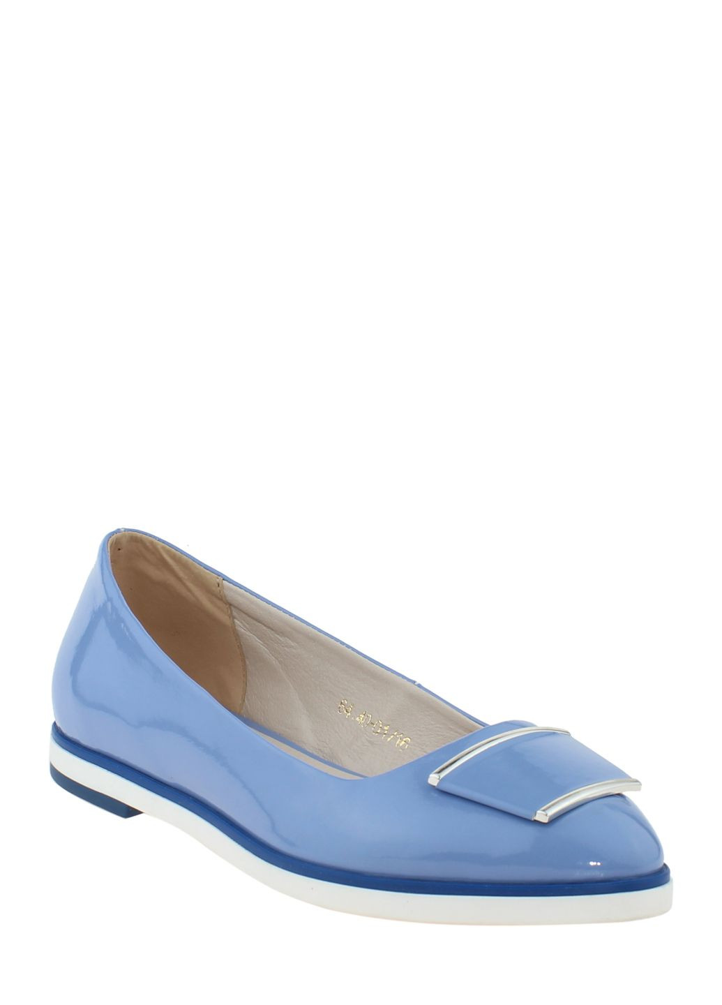 Женские балетки rr0018-1 голубой ROSS | голубые натуральная кожа (294681251)