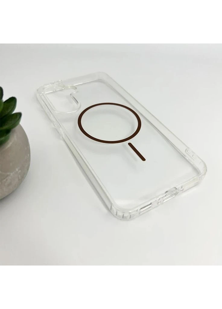 Чохол Накладка Cosmic Acrylic Thin Magnetic для Samsung Galaxy S25 Plus акрил золотий No Brand (403016747)
