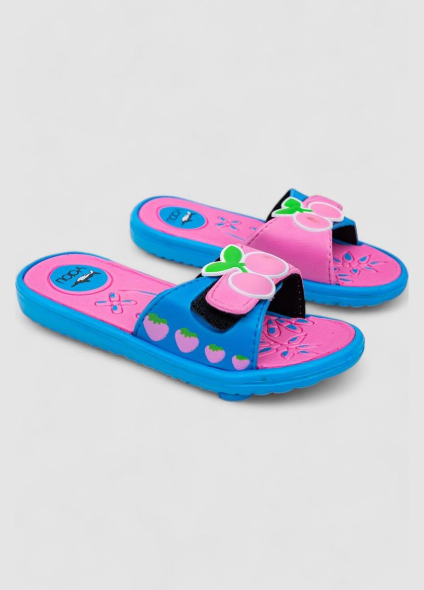 Розовые пляжные шлепанцы детские для девочек Ager