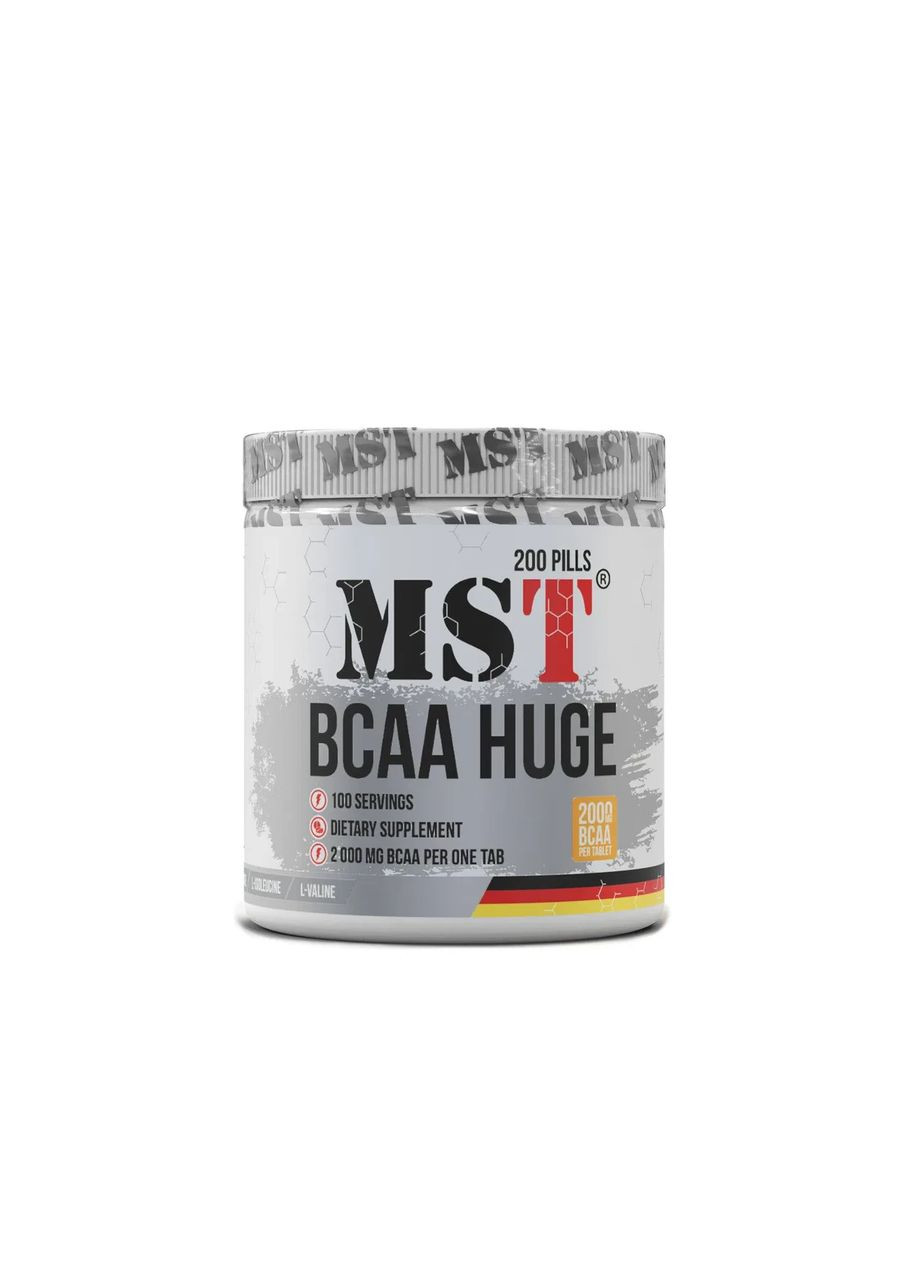 Амінокислотний комплекс BCAA HUGE 200 таблеток MST (361349274)