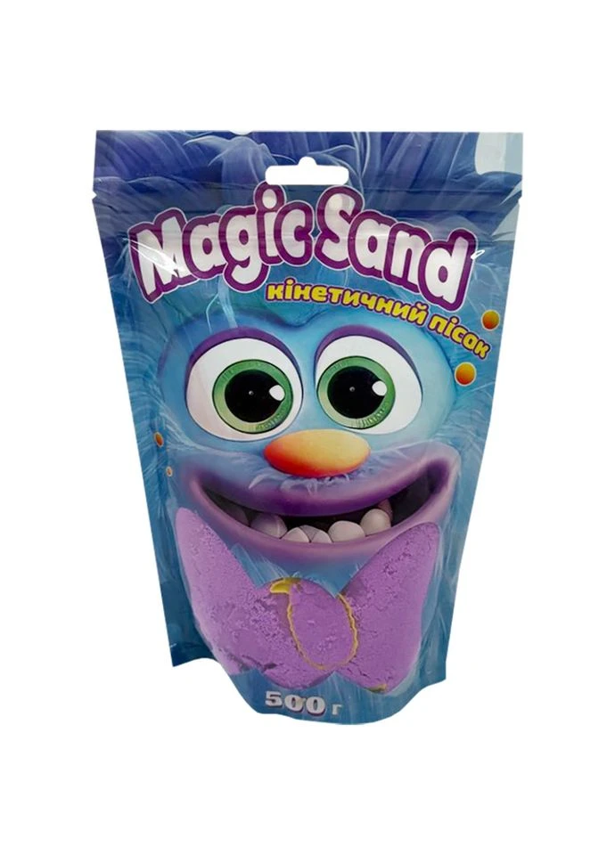 Креативна творчість "Кінетичний пісок Magic sand" 39403-4 фіолетовий 500 грам Strateg (390389261)