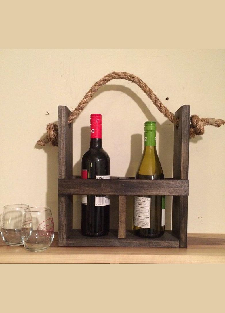 Подарунковий кошик з дерева Уорік 2 мокко (ПДК-200710) No Brand (328911107)