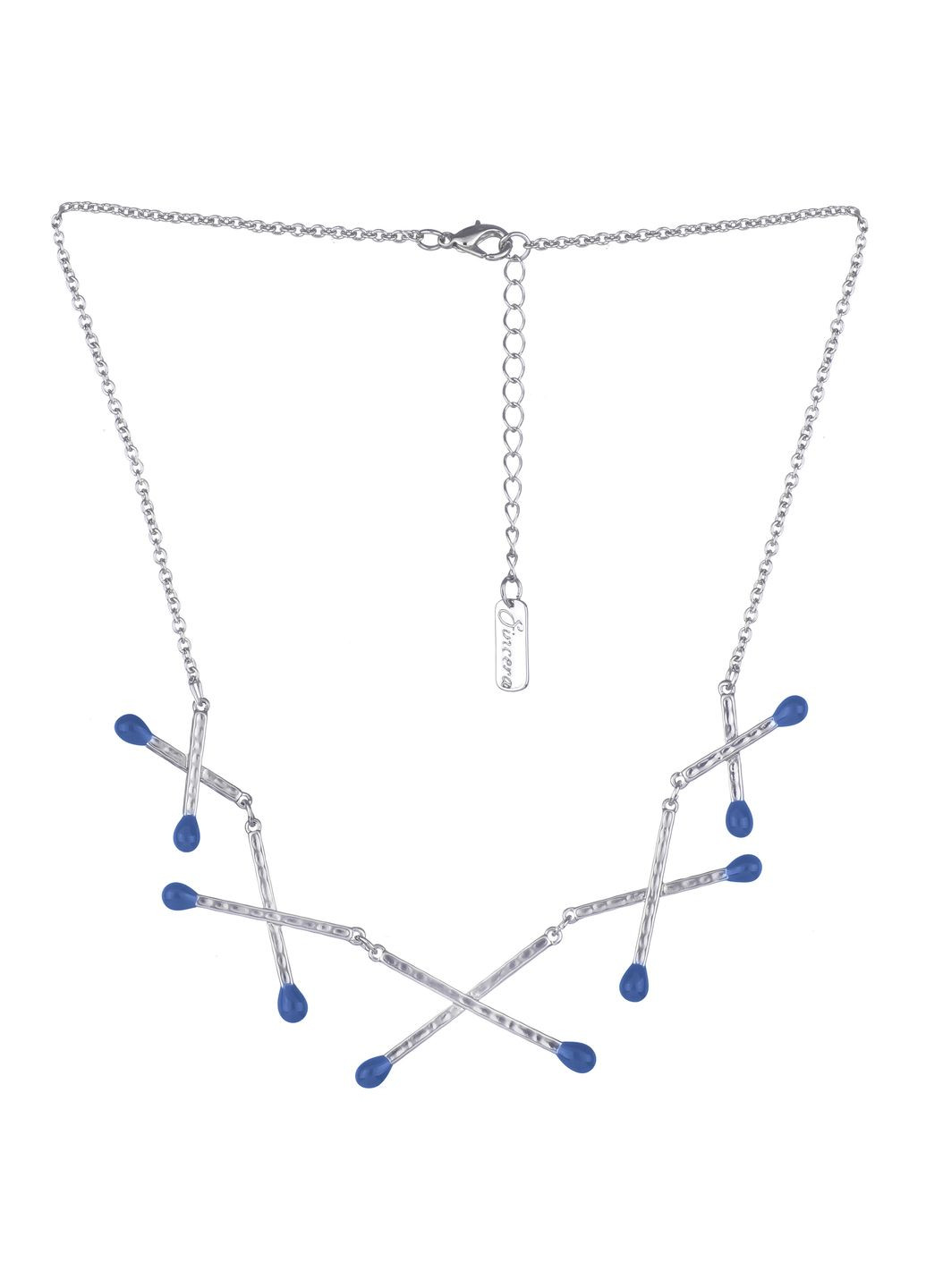 Геометричное колье Спички Sincera (340465247)