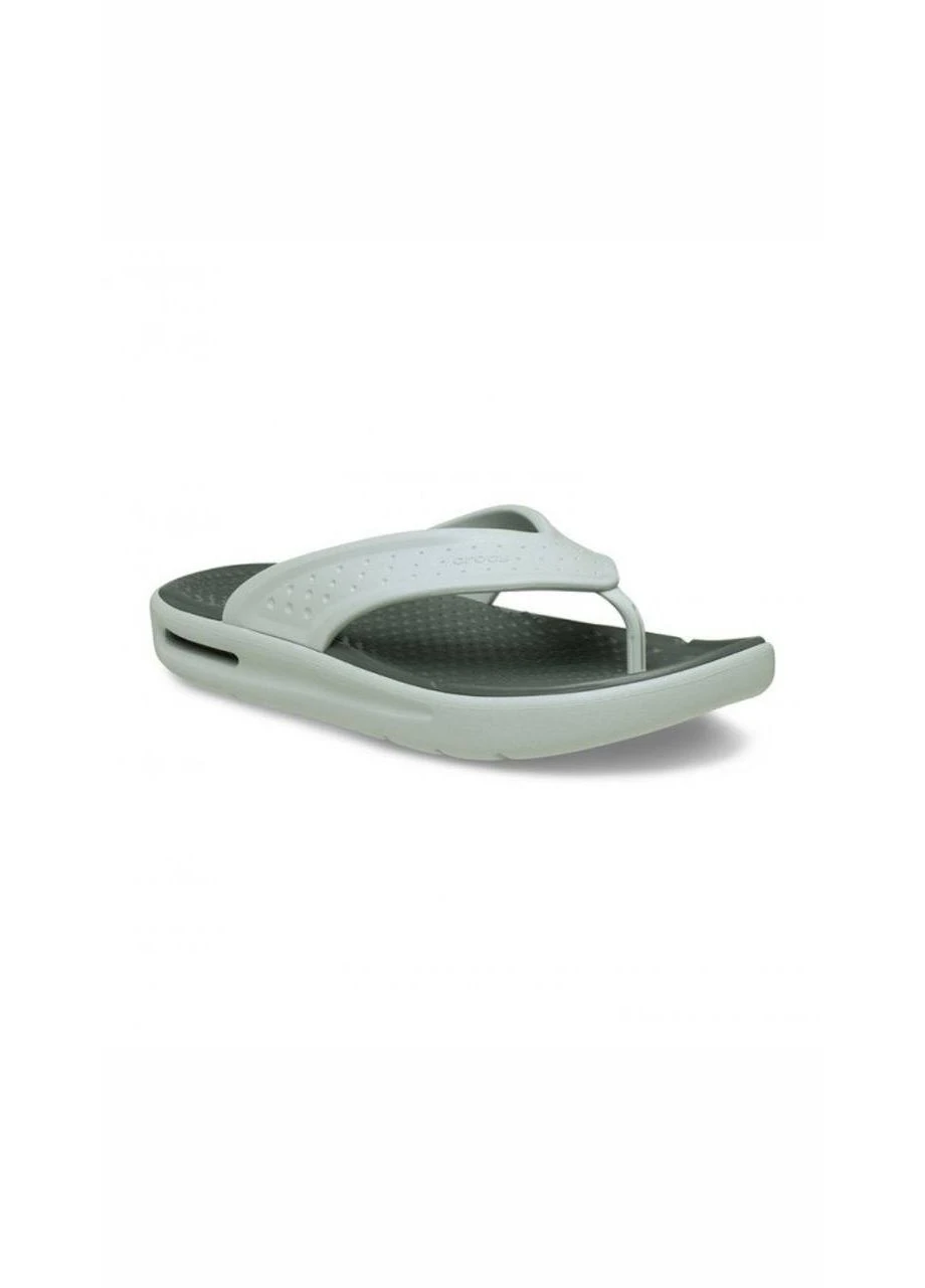 Серые кроксы шлепанцы моушн in motion literide flip-flop Crocs