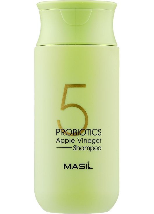 Мягкий безсульфатный шампунь с проботиками и яблочным уксусом 5 Probiotics Apple Vinegar Shampoo 50ml MASIL (368637130)