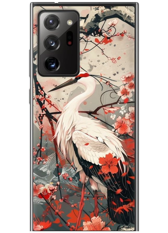 2D пластиковий чохол 'Лелека у цвіту сакури' для Endorphone Samsung Galaxy Note 20 Ultra (291420056)