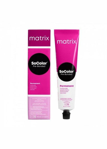 Стойкая кремкраска для волос SoColor Pre-Bonded 4MV шатен мокка перламутровый, 90 мл. Matrix (292735988)