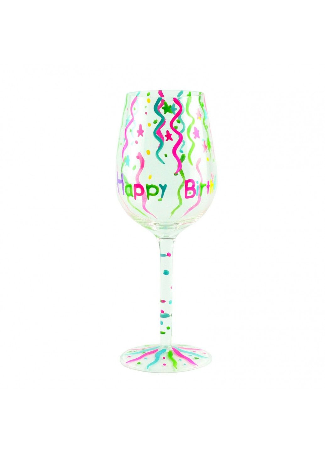 Бокал для вина "Happy Birthday конфеты"; стекло; 160 ил G.Wurm (290851475)