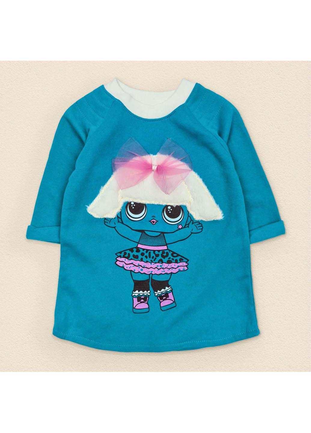 Бірюзова сукня для дівчинки Malena (322400530)