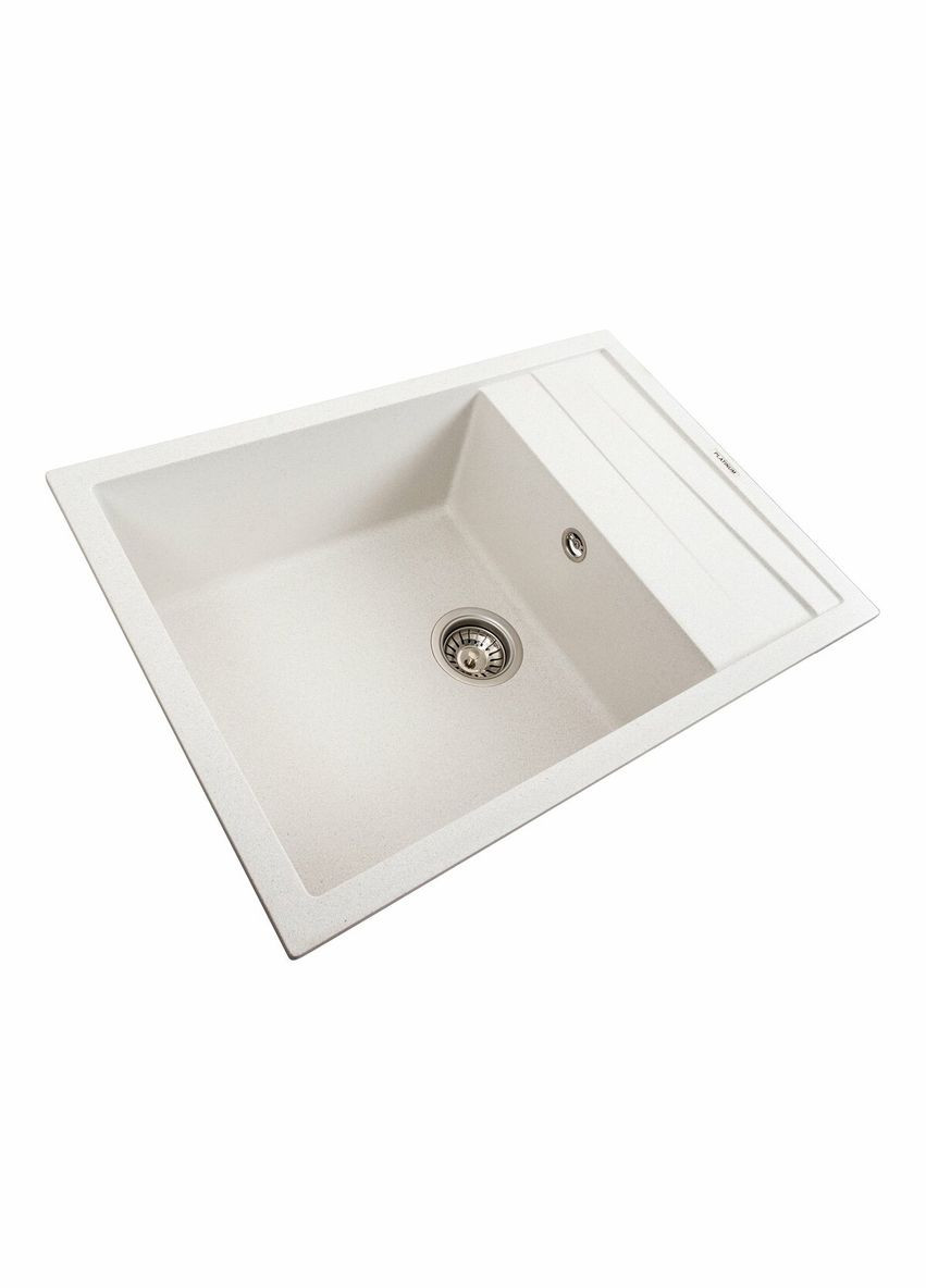 Гранітна мийка для кухні CASCADA 7050 матова Біла в крапку Valeso (336934388)