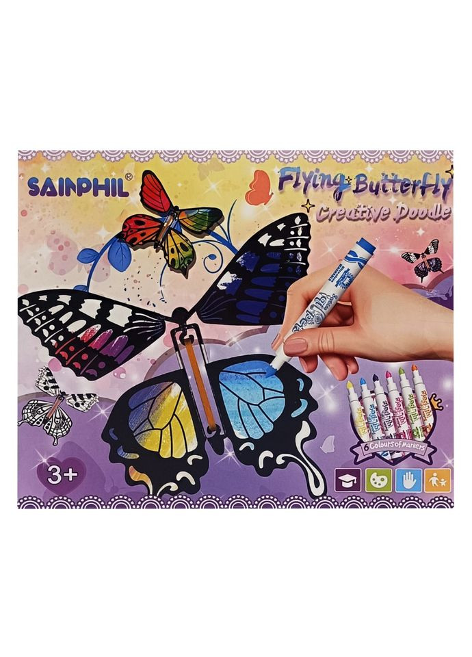 Набір для творчості Розмальовка "Метелик" SP5501 фломастери Bambi (364134423)