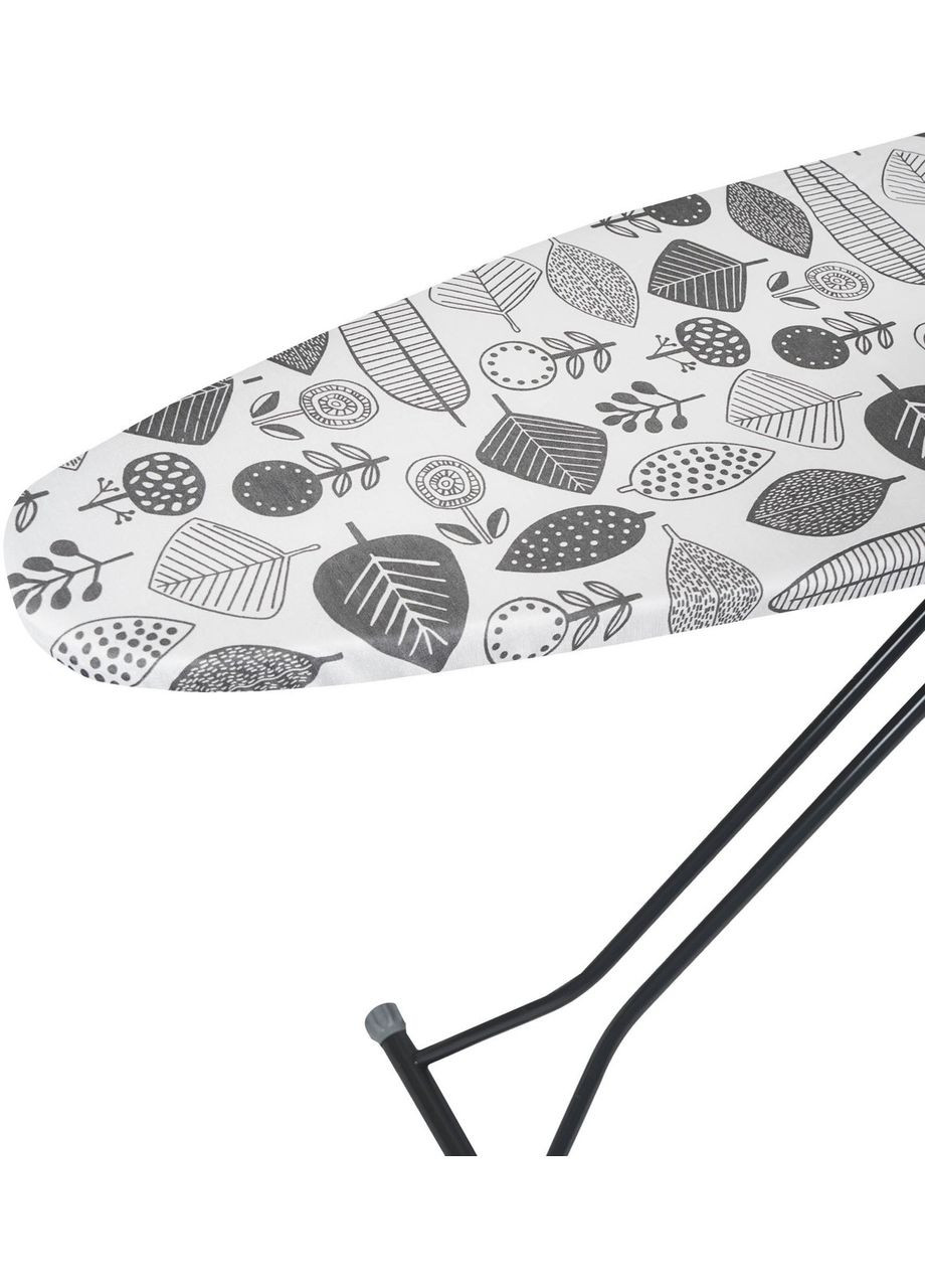 Гладильная доска ALPINE 110 х 33 см моноблок Серые листья (EH11033M-3) EUROHOME (322127314)