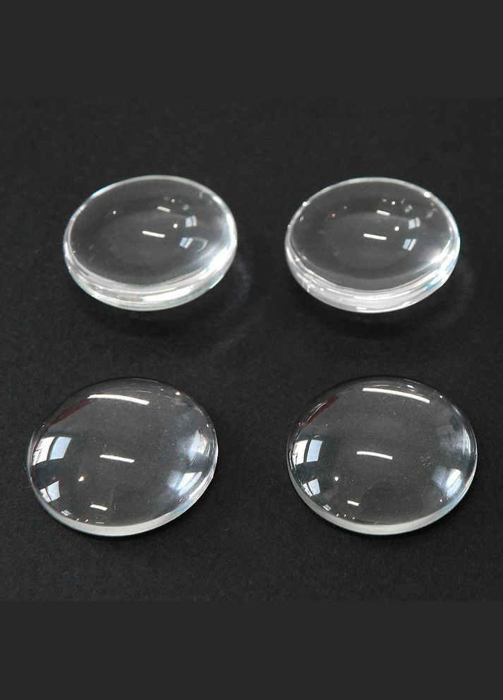 Кабошон стеклянный круглый, заготовка для глаз 18 мм, 2 шт No Brand (340484293)