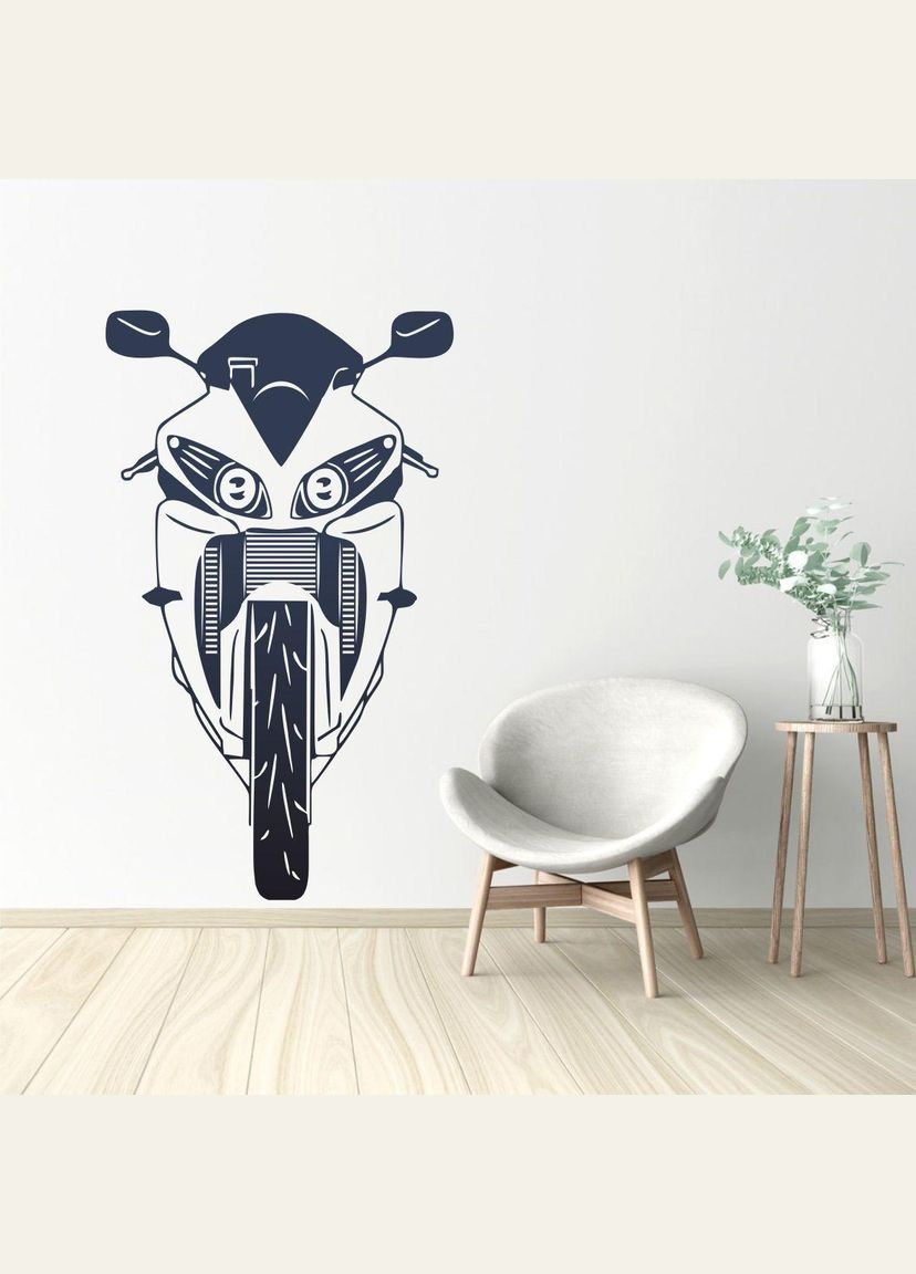 Трафарет для покраски, Мотоцикл2, одноразовый из самоклеящейся пленки 160 х 95 см Декоинт (278289179)