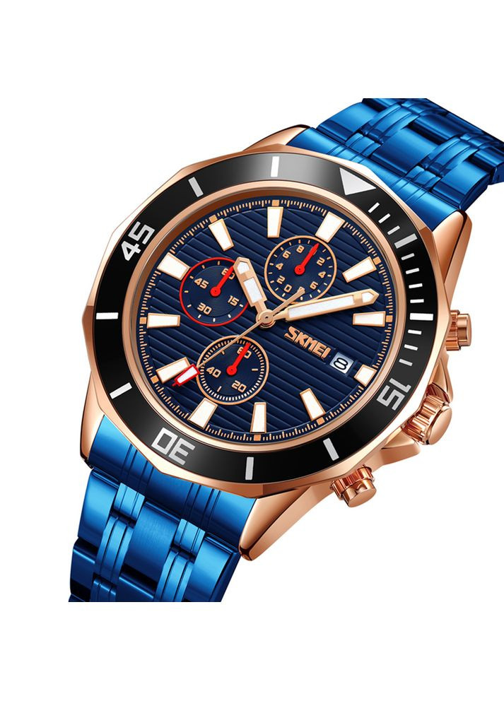 9335RGBU Rose Gold-Blue Skmei (364855550)