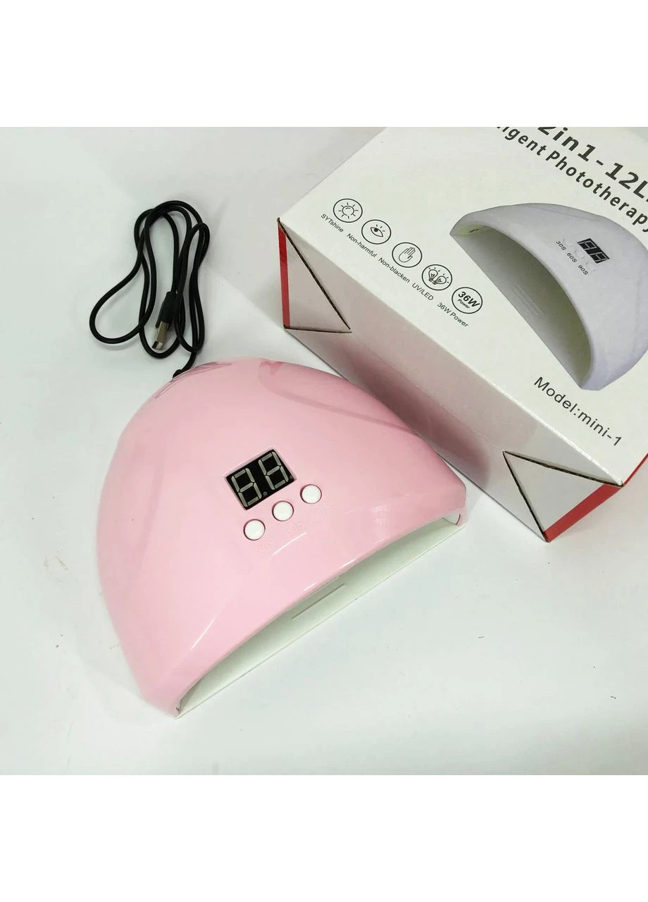 Сушарка для нігтів 36w FD 258 Beauty Nail, Лампа для сушіння гель-лаку будинку, Універсальна лампа для сушіння гель лаку No Brand (400421629)