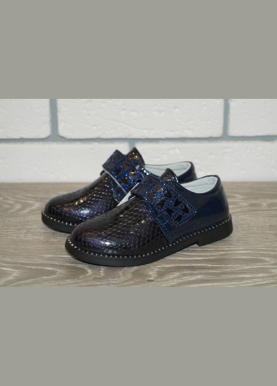 Демісезонні туфлі для дівчинки сині MLV b68-3 (280940175)