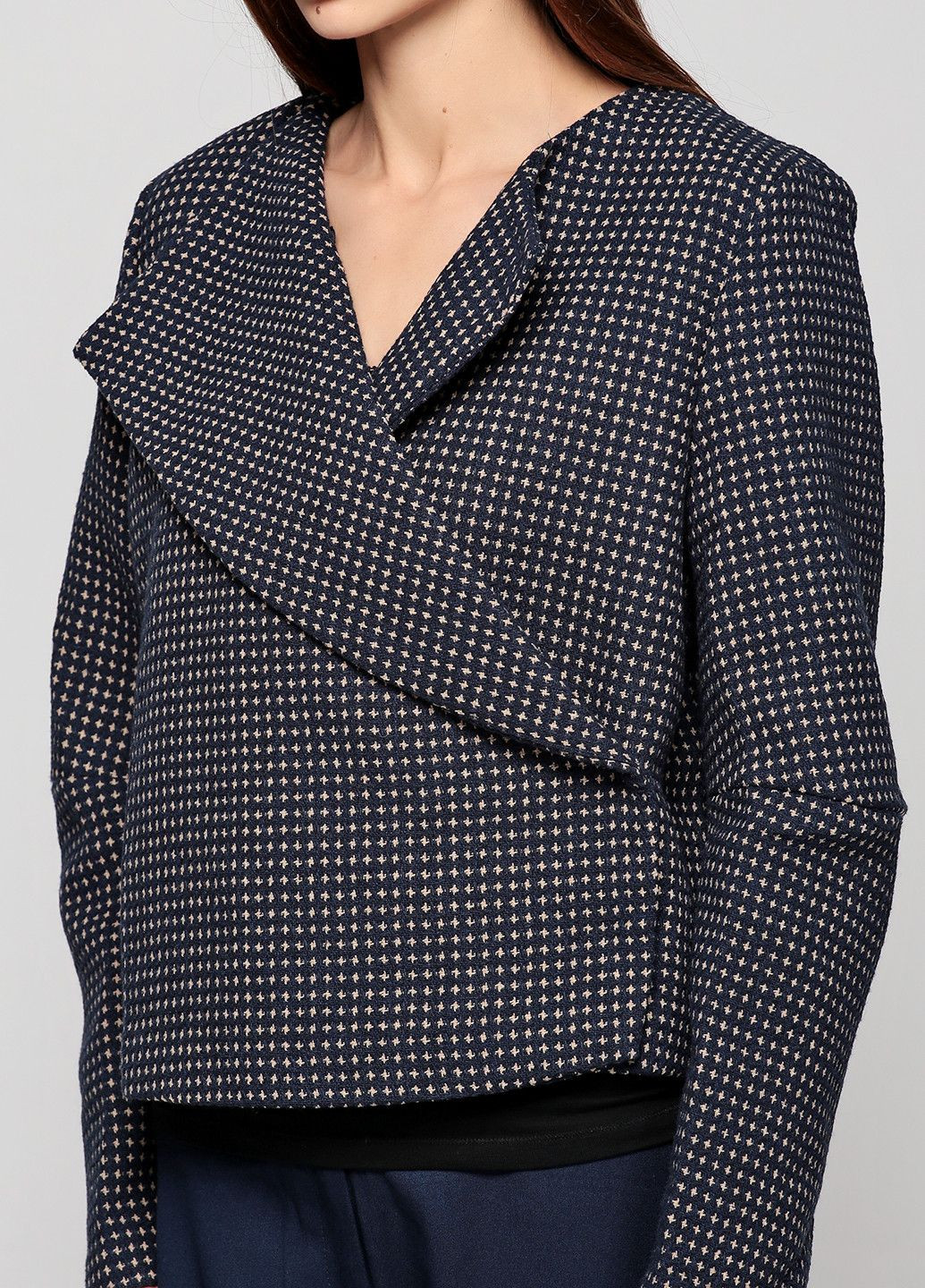 Синий женский пиджак 14o8-o187 красный Axel - демисезонный