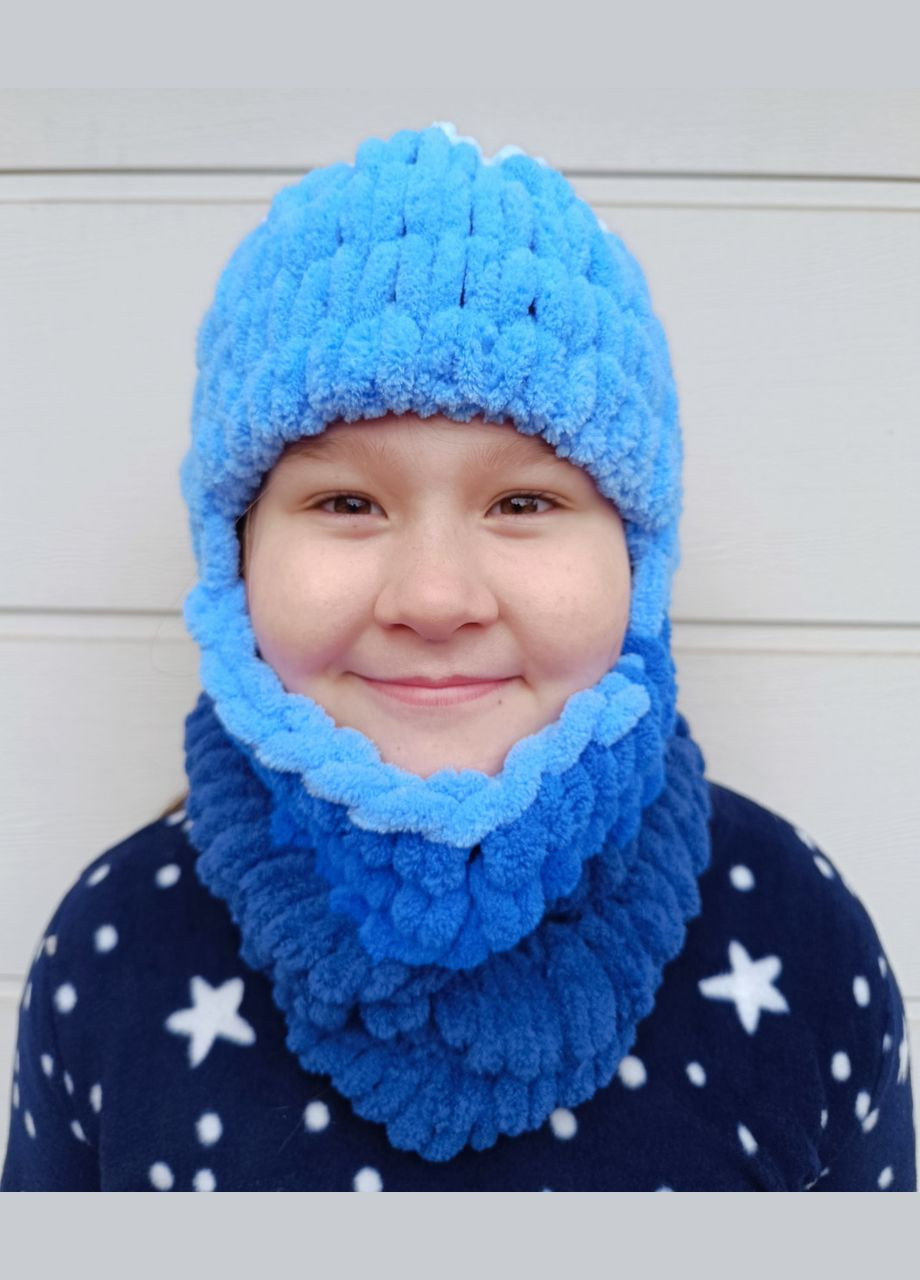 Шапка-балаклава синя 2 Льва (354830354)