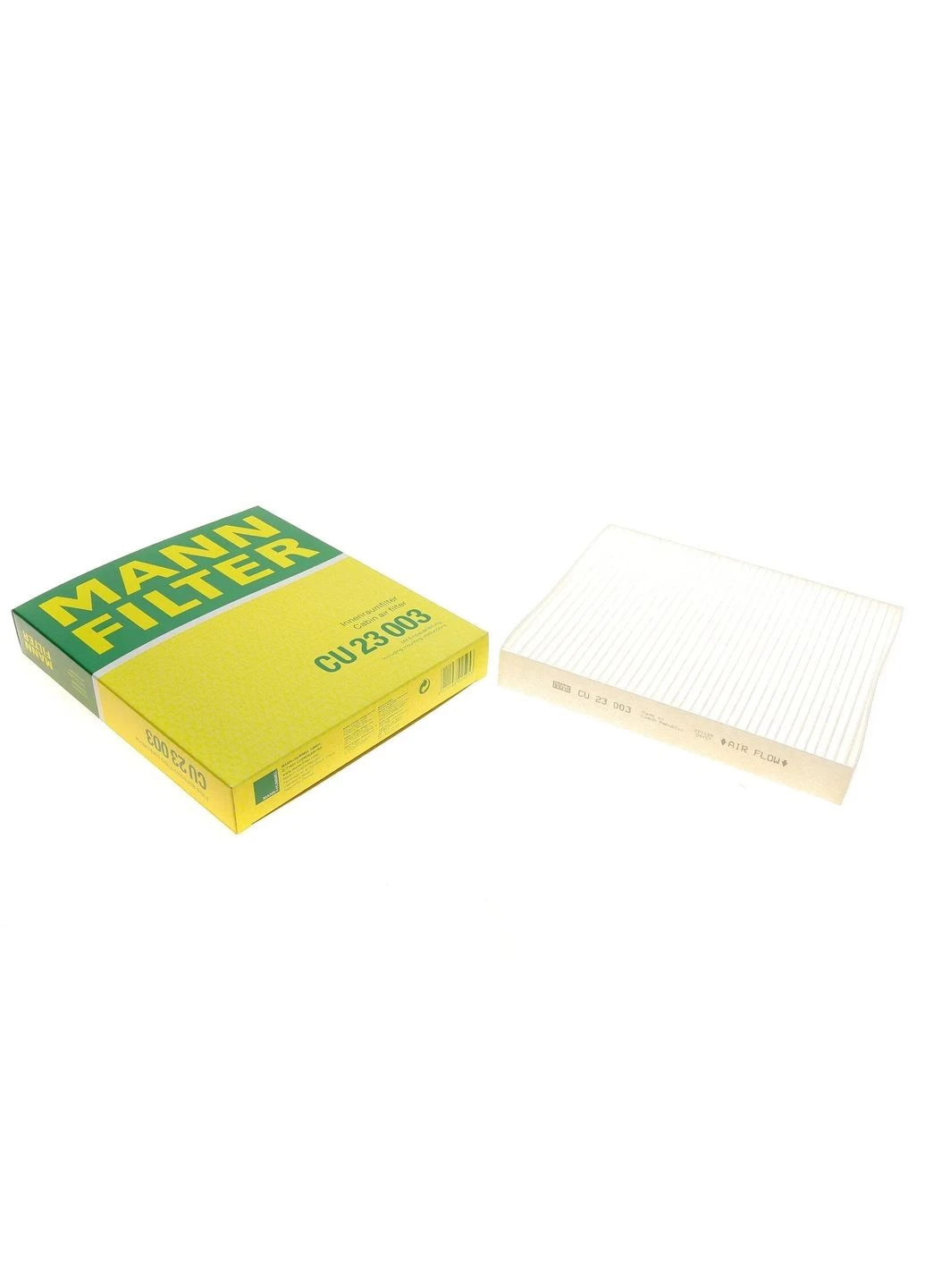 Фільтр салону Chrysler Grand Voyager 07-/Infiniti Q50/Nissan Patrol 13-/VW Routan 08-13 CU 23 003 UA63 Mann Filter (345787301)