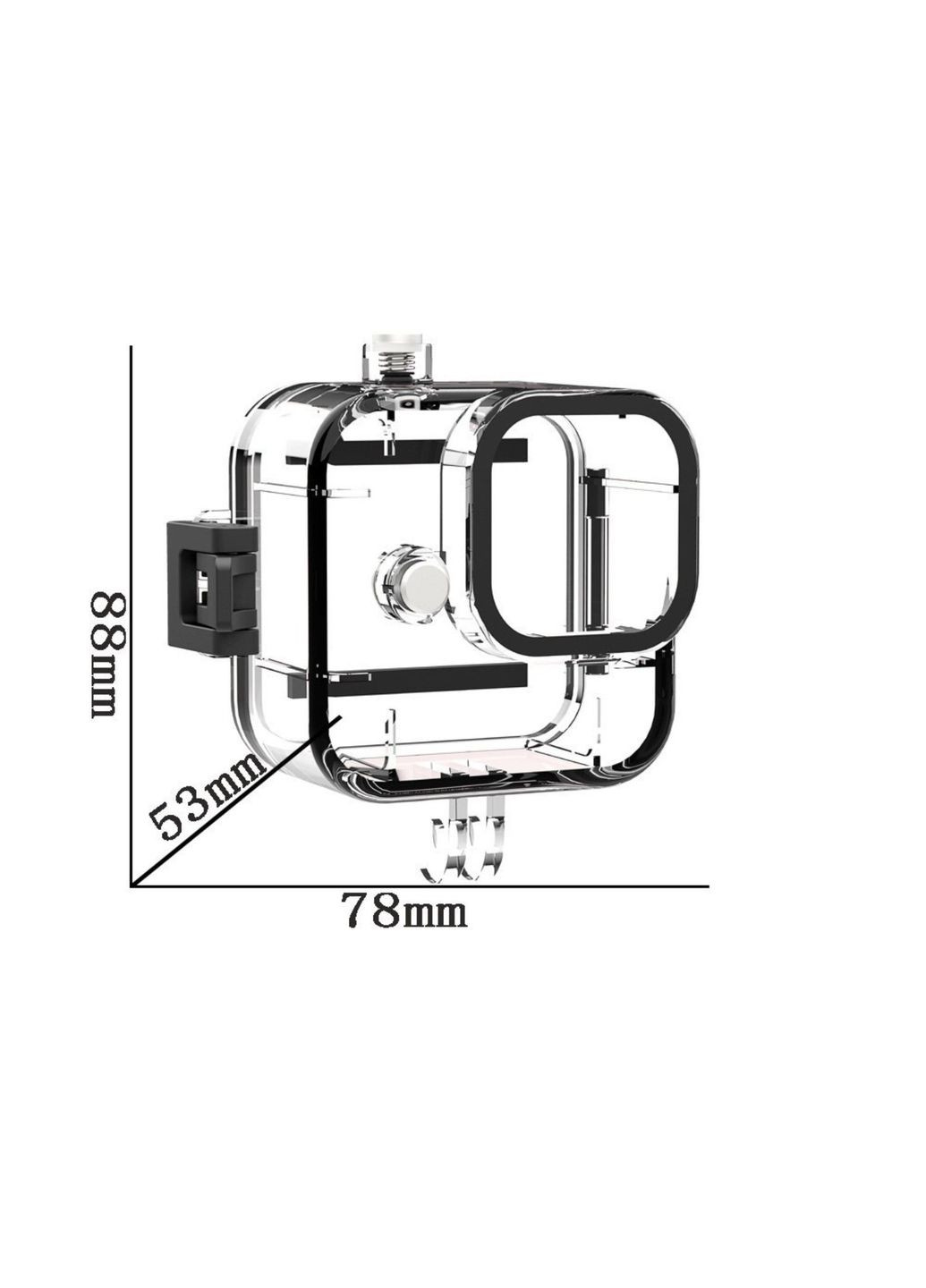 Защитный корпус, аквабокс для экшн камеры gopro 11 mini, водонепроницаемый кейс для камеры No Brand (284283087)