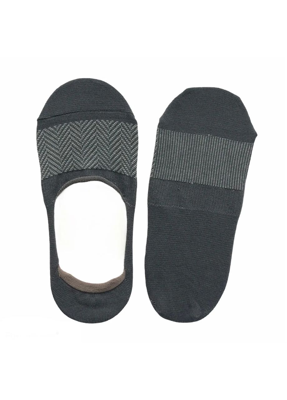 Белые мужские жаккардовые "следы" с противоскользящим силиконом 113017 41-43 Слід Лева (315493620)