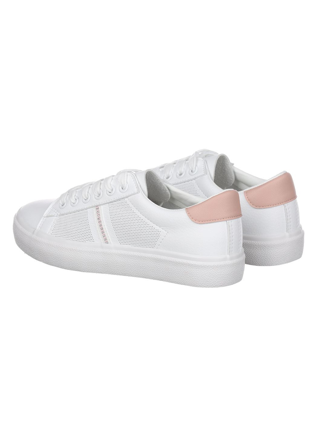 Белые демисезонные женские кроссовки с искусственной кожи yd102 Sopra