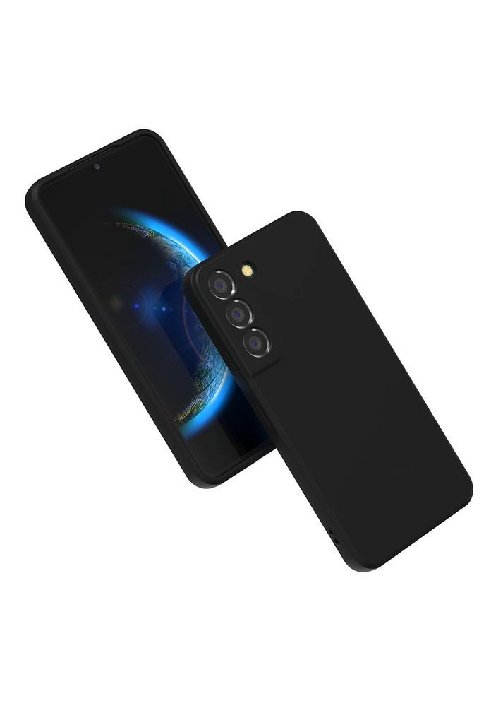 Силіконовий чохол для Galaxy S23 Plus Чорний мікрофібра soft touch Samsung (322212583)