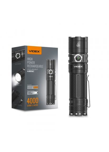 Портативний світлодіодний ліхтарик VLF-A355C 4000Lm 5000K (VLF-A355C) Videx (370252657)
